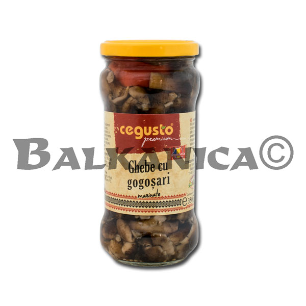 350 G MUSHROOMS WITH BELL PEPPERS CEGUSTO CONSERVFRUCT