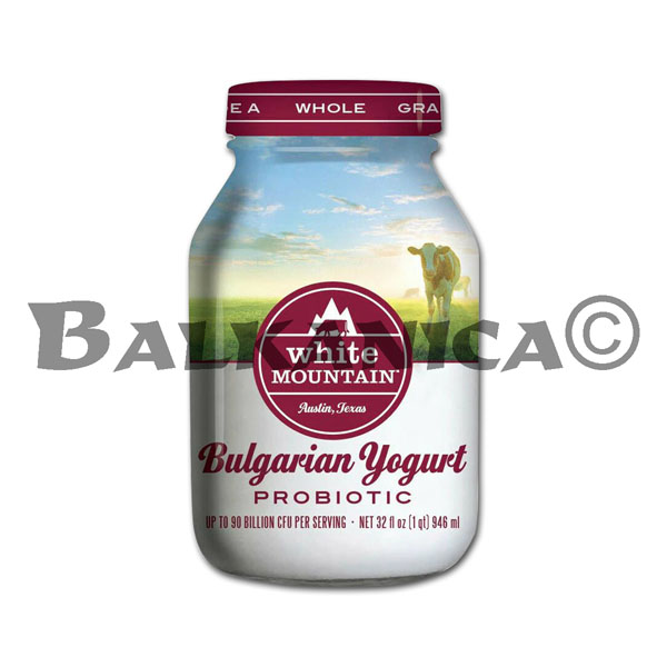 908 G COW'S YOGURT PROBIOTIC WHITE MOUNTAIN 908 G COW'S YOGURT PROBIOTIC WHITE MOUNTAIN