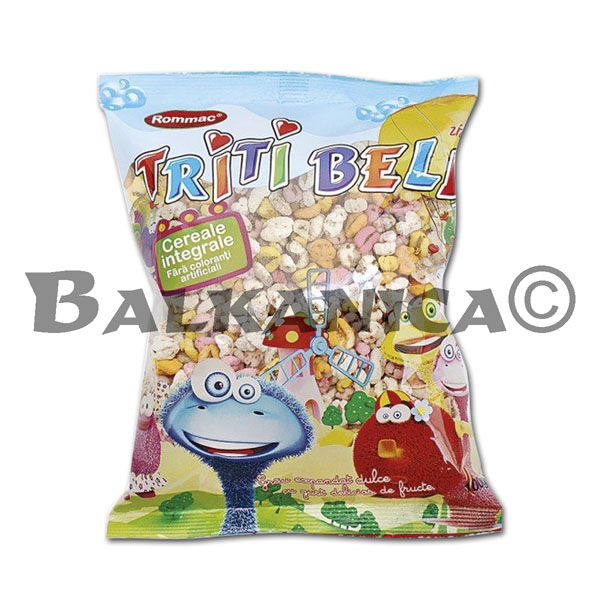 100 G SWEET PUFFED RICE WITH FRUITY FLAVOR TRITI BELL