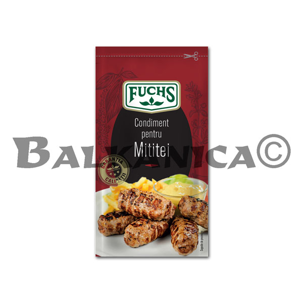 25 G SPICE FOR SAUSAGE WITHOUT SKIN (MICI) FUCHS